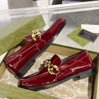  Gucci Rugan Zincir Detaylı Loafer Premium Signature Edition Ayakkabı
