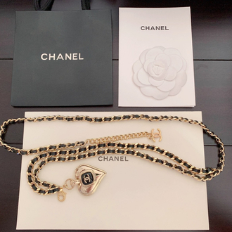 Chanel Kalp Detaylı Zincir Kemer