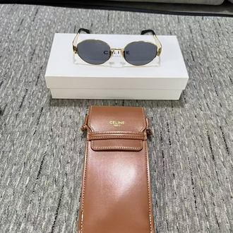 Celine Gözlük Askılı Deri Telefon ve Gözlük Kılıfı