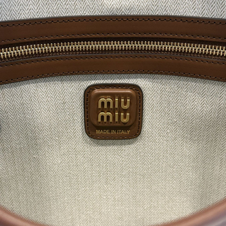 Miu Miu Patchwork Deri Hobo Çanta