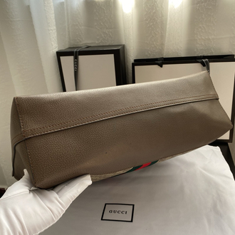 gucci ophidia gg supreme büyük tote çanta ve çıkarılabilir cüzdan