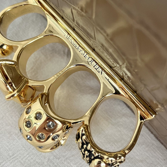 Alexander McQueen Jewelled Satchel Mini Omuz Çantası