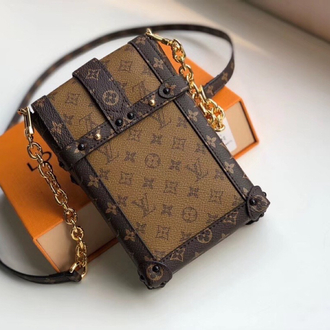 Louis Dikey Kutu Çanta Telefon Çantası