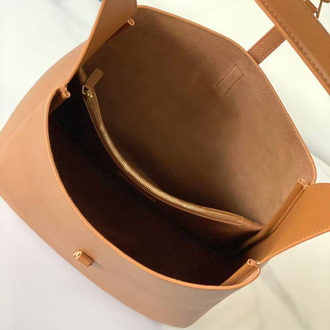  “Premium Soft Leather Y Hobo Bag Çanta Large