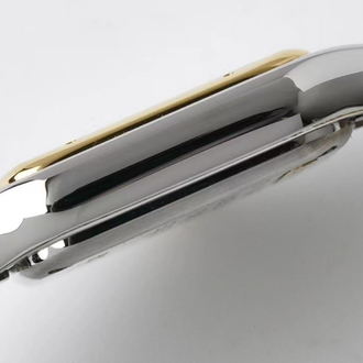 CARTIER KARE KASA METAL SAAT İki Renk (Çelik & Sarı Altın Tonu)