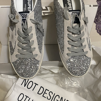 Simli Yıldız Detaylı Sneaker