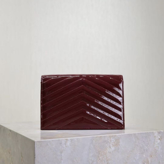 YSL Kate Patent Bordeaux