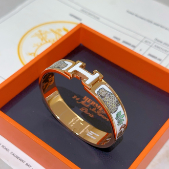 Hermès H Kilidi Desenli Bileklik