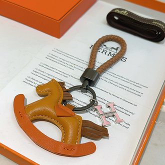 Hermès “Rocking Horse” Tasarım Lüks Deri Anahtarlık ve Çanta Aksesuarı