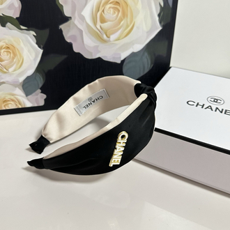 Chanel Tasarım Saten Saç Bandı 