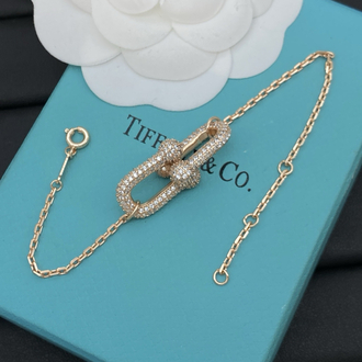 Tiffany esintili kilit figürlü bileklik