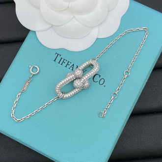 Tiffany esintili kilit figürlü bileklik