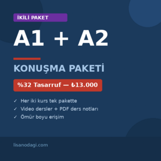 A1 + A2 İkili Paket — Video Kurs
