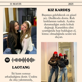 Spotify Kodlu Dost Gazetesi (ÇERÇEVESİZ)