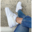 NİKE AİR FORCE 1 LOW ICON CLASH WHİTE METALLİC GOLD