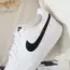 NİKE COURT VİSİON LOW WHİTE BLACK