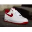 NİKE AİR FORCE 1 LOW WHİTE RED