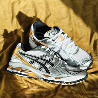 GEL KAYANO 14 WHİTE SİLVER GOLD