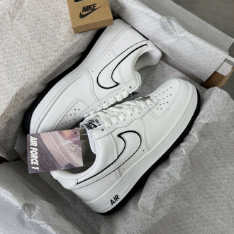 NİKE AIR FORCE 1 LOW WHİTE BLACK GÜM