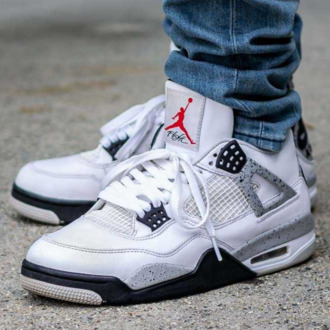 NİKE AİR JORDAN RETRO 4 WHİTE CEMENT