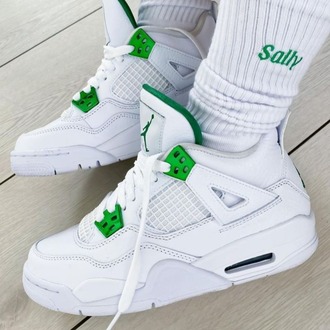 NİKE AİR JORDAN RETRO 4 METALLİC GREEN