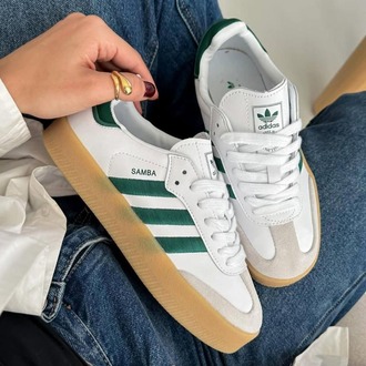 ADİDAS SAMBA XLG WHİTE GREEN GUM