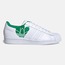 Addidas Superstar 'Trefoil Print White Green'