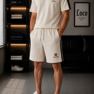 Loro Piana Şort + Tshirt Premium Takım