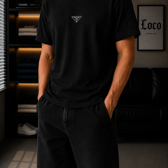 Prada Siyah Premium Tshirt