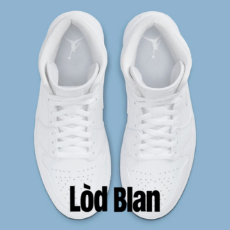 Nike Air Jordan 1 Mid Triple White