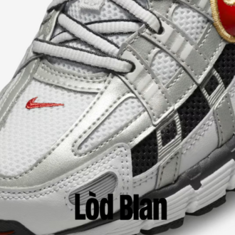 Nike P6000 White Gold Red