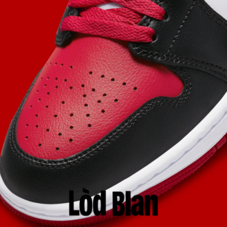 Nike Air Jordan 1 Mid "Alternate Bred Toe"