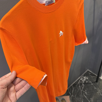 İthal Hermes Triko T shirt Turuncu