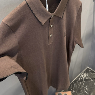 İthal Hermes Triko Polo Kahverengi