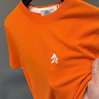 İthal Hermes Triko T shirt Turuncu