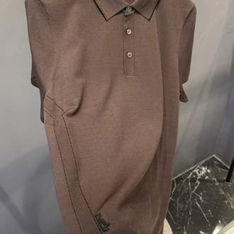 İthal Hermes Triko Polo Kahverengi
