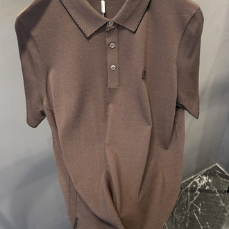İthal Hermes Triko Polo Kahverengi
