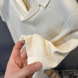 JACQUEMUS Polo Ecru