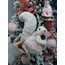 Yılbaşı Süsü Pembe Kazakli Sincap 25 cm