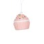 Yılbaşı Ağaç Süsü Pembe Cupcake 1 Adet