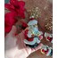 Yılbaşı Ağaç Süsü Cam Noel Baba 1 adet