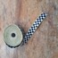 Damalı Kenarı Simli Grogren Kurdele 3 cm×10 mt