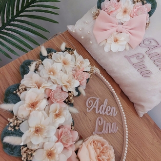 Fresh Somon Set, Kapı Süsü ve Taki Yastığı 