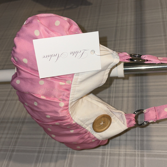 Cindy Pink Button Bag