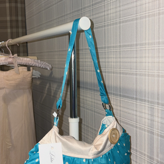 Tiffany Saf İpek Button Bag