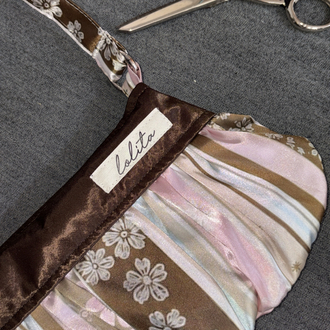 Cocoa Blossom Button Bag