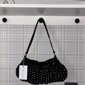 Viscose Button Bag 