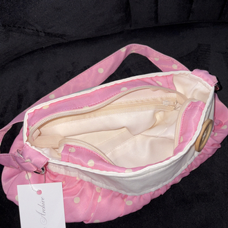 Cindy Pink Button Bag
