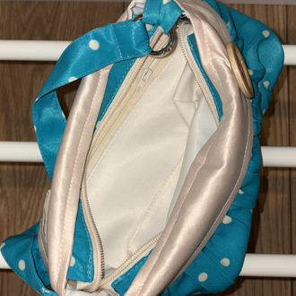 Tiffany Saf İpek Button Bag