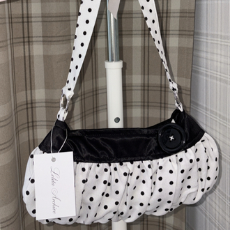 Viscose Button Bag